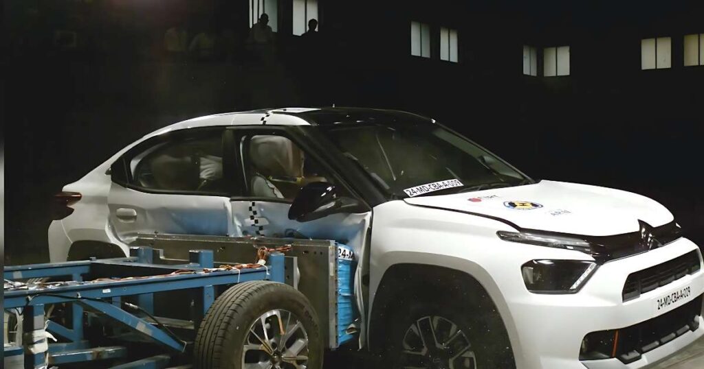 Citroen Basalt Earns 4-Star Rating in Bharat NCAP Crash Tests