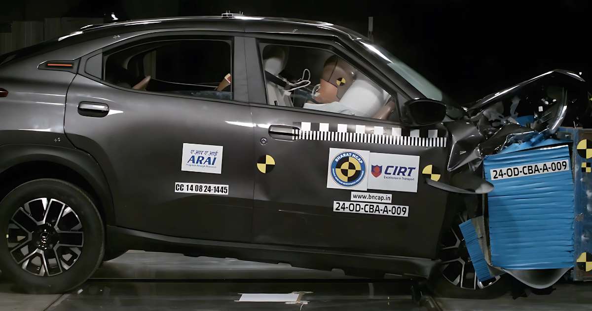 Citroen Basalt Earns 4-Star Rating in Bharat NCAP Crash Tests