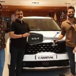 Cricketer Suresh Raina Welcomes the Luxurious Kia Carnival to His Garage!