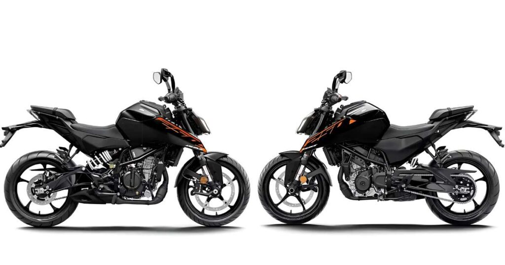 KTM 250 Duke Ebony Black Colour