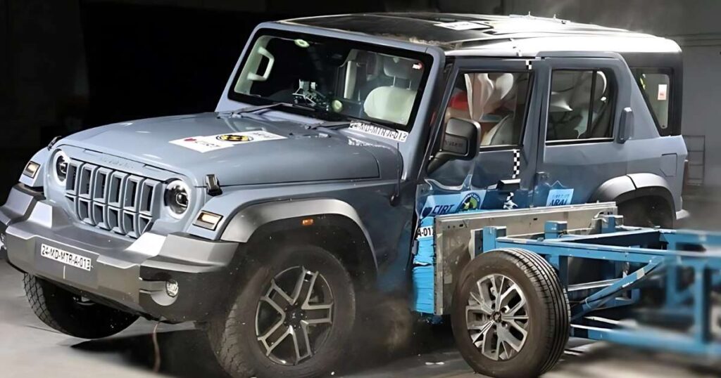 Mahindra Thar Roxx Achieves 5-Star Safety Milestone in Bharat NCAP Crash Tests