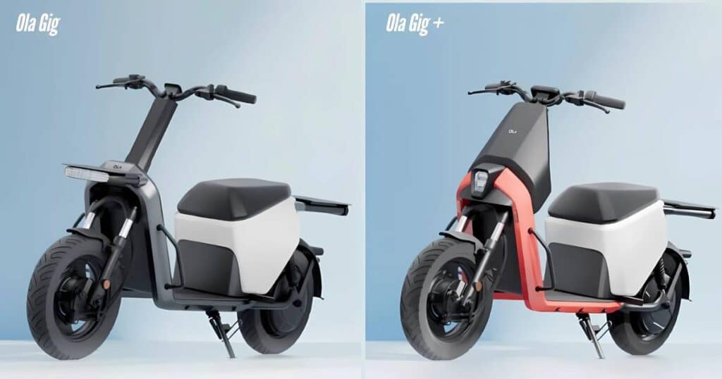 Ola Gig and Gig Plus electric scooter
