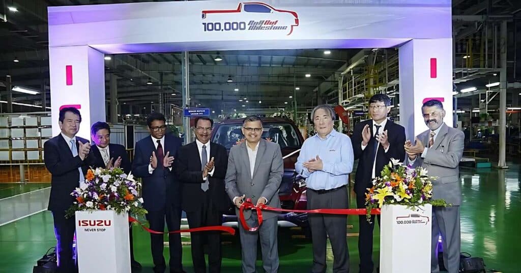 Isuzu Motors India Crosses 1 Lakh Vehicle Production Mark