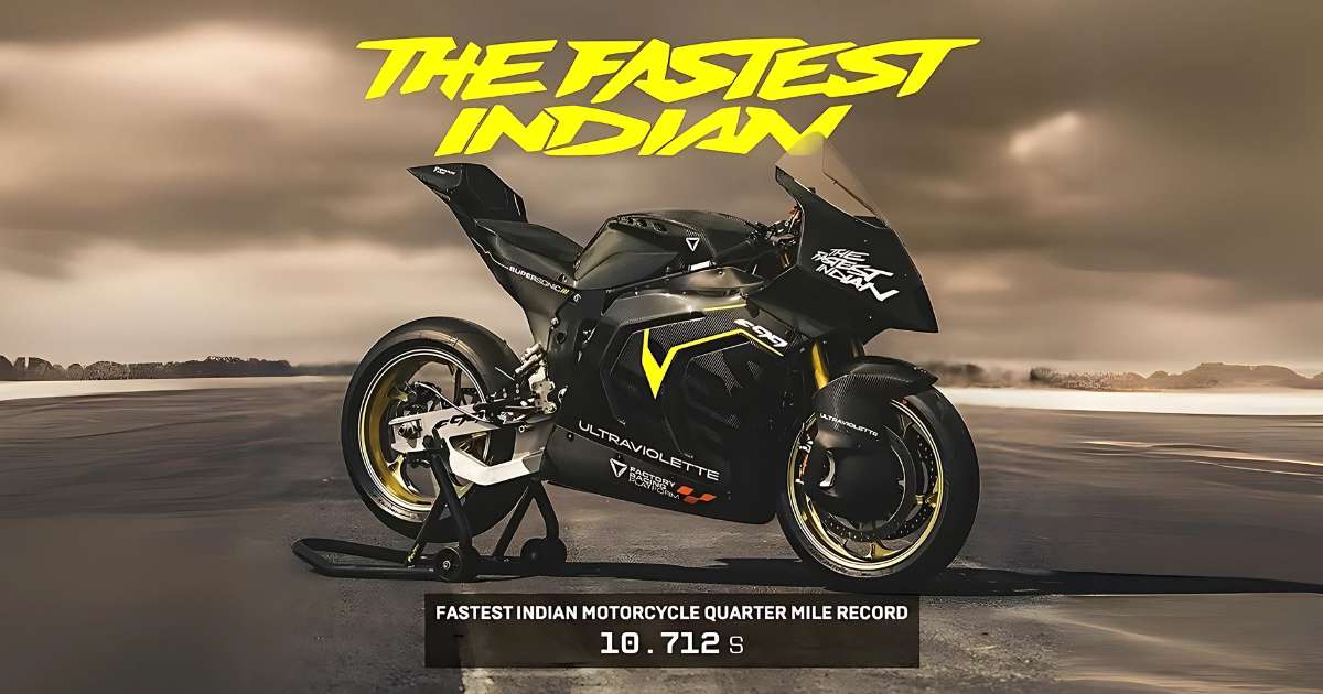 Ultraviolette F99 Sets Record as Fastest Indian Motorcycle at Valley Run 2024