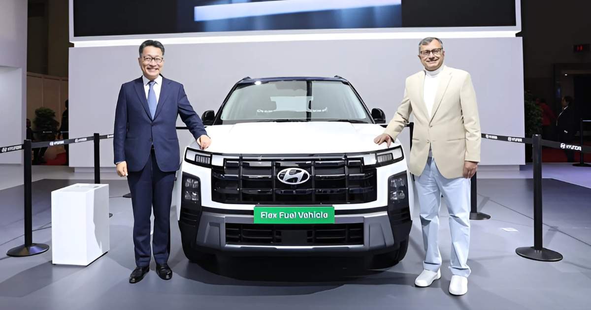 Hyundai Creta Flex Fuel Model Unveiled at Auto Expo 2025