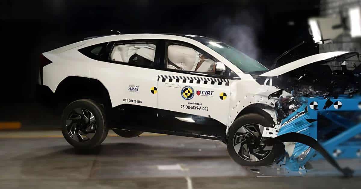 Mahindra XEV 9e Achieves 5-Star Rating in Bharat NCAP Crash Test