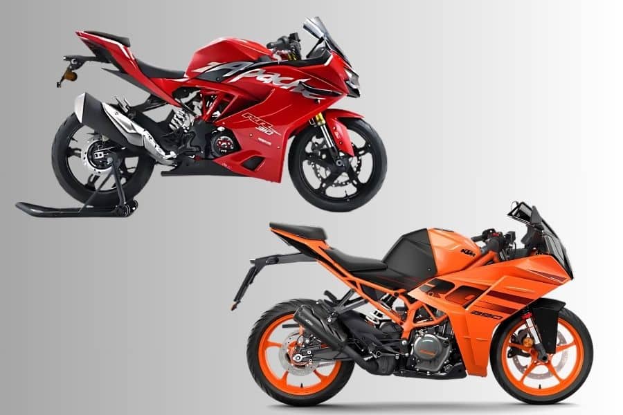 2025 TVS Apache RR 310 vs KTM RC 390