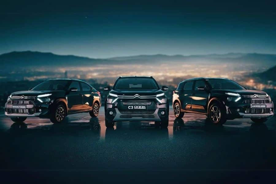 Citroen Basalt, C3 & Aircross Dark Editions