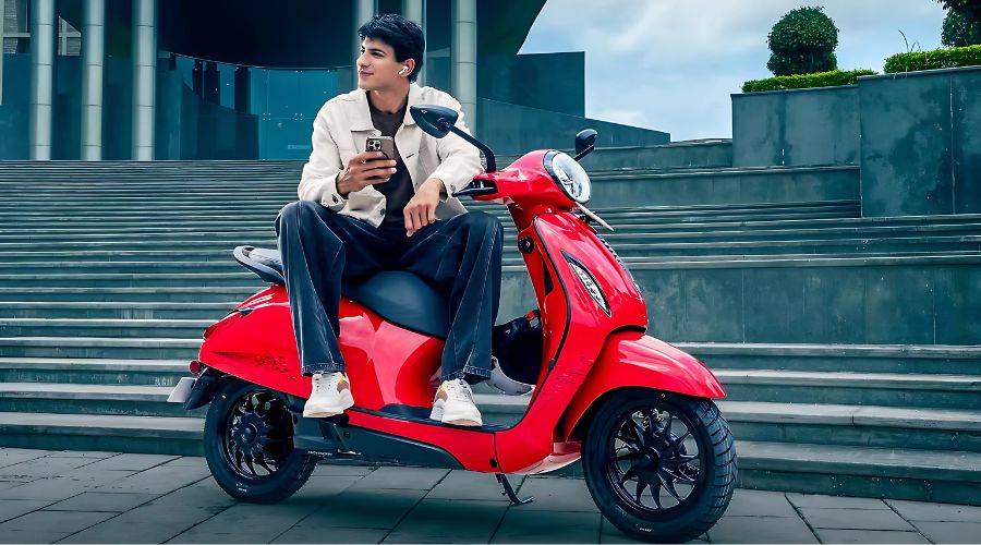 Bajaj Chetak 3001 Electric Scooter Launched at Rs 1 lakh
