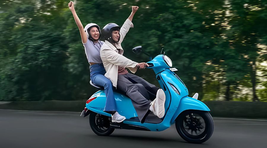 Bajaj Chetak 3001 Electric Scooter Launched at Rs 1 lakh